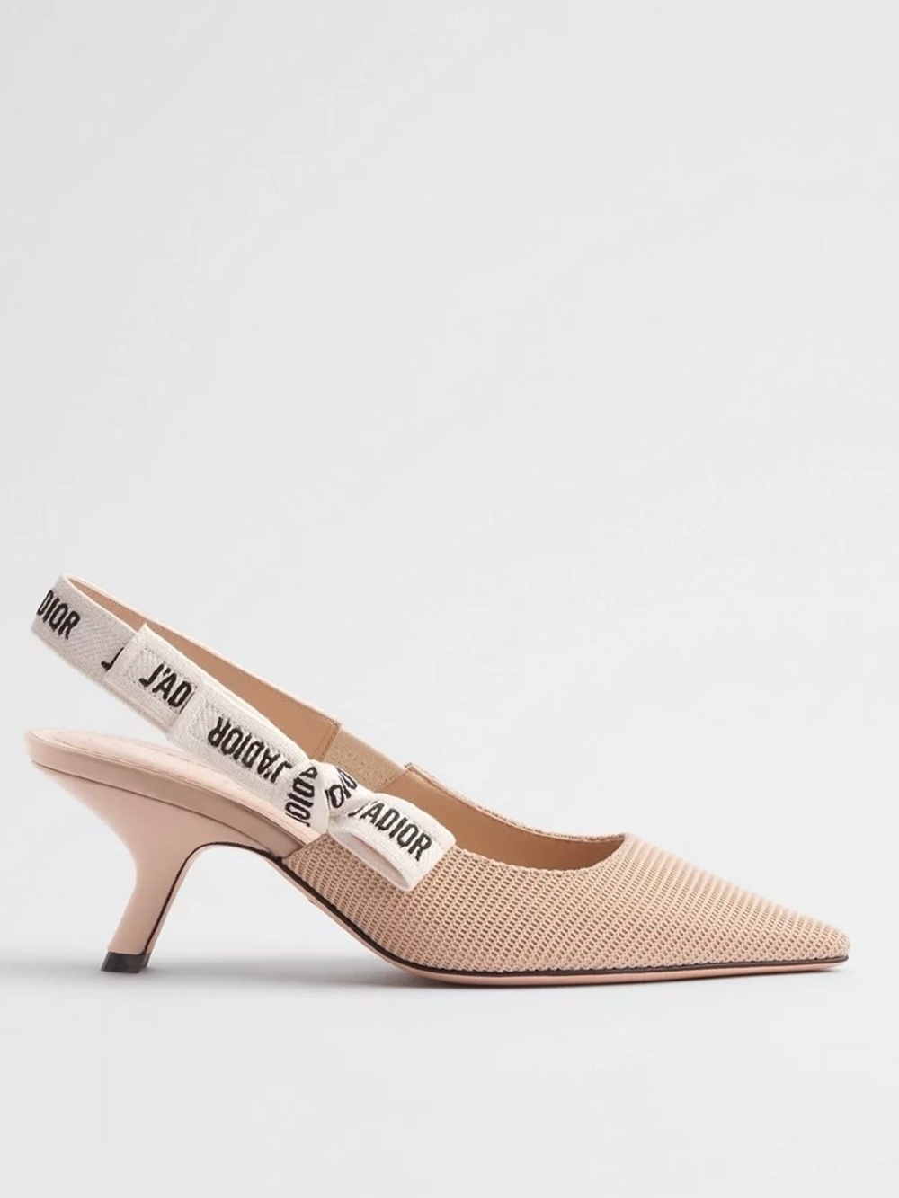 Authentic Dior J’Adior Slingback Pump - Powder nude size 38 / heel 6,5 cm